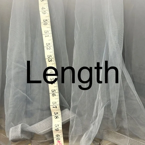 La Femme Dusty Blue Embellished Gown Sz12 - Picture 8 of 13